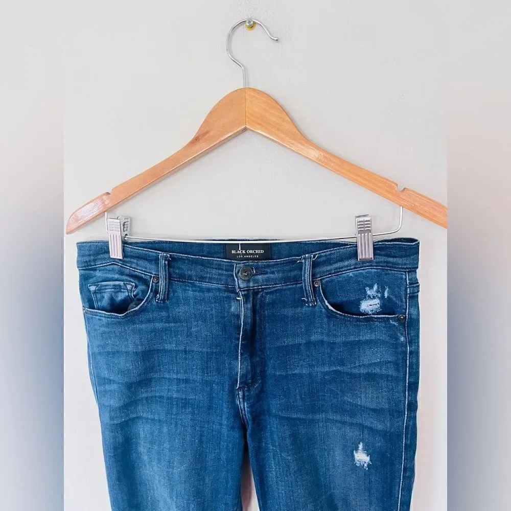 Black orchid | Noah ankle frayed jeans | size 28